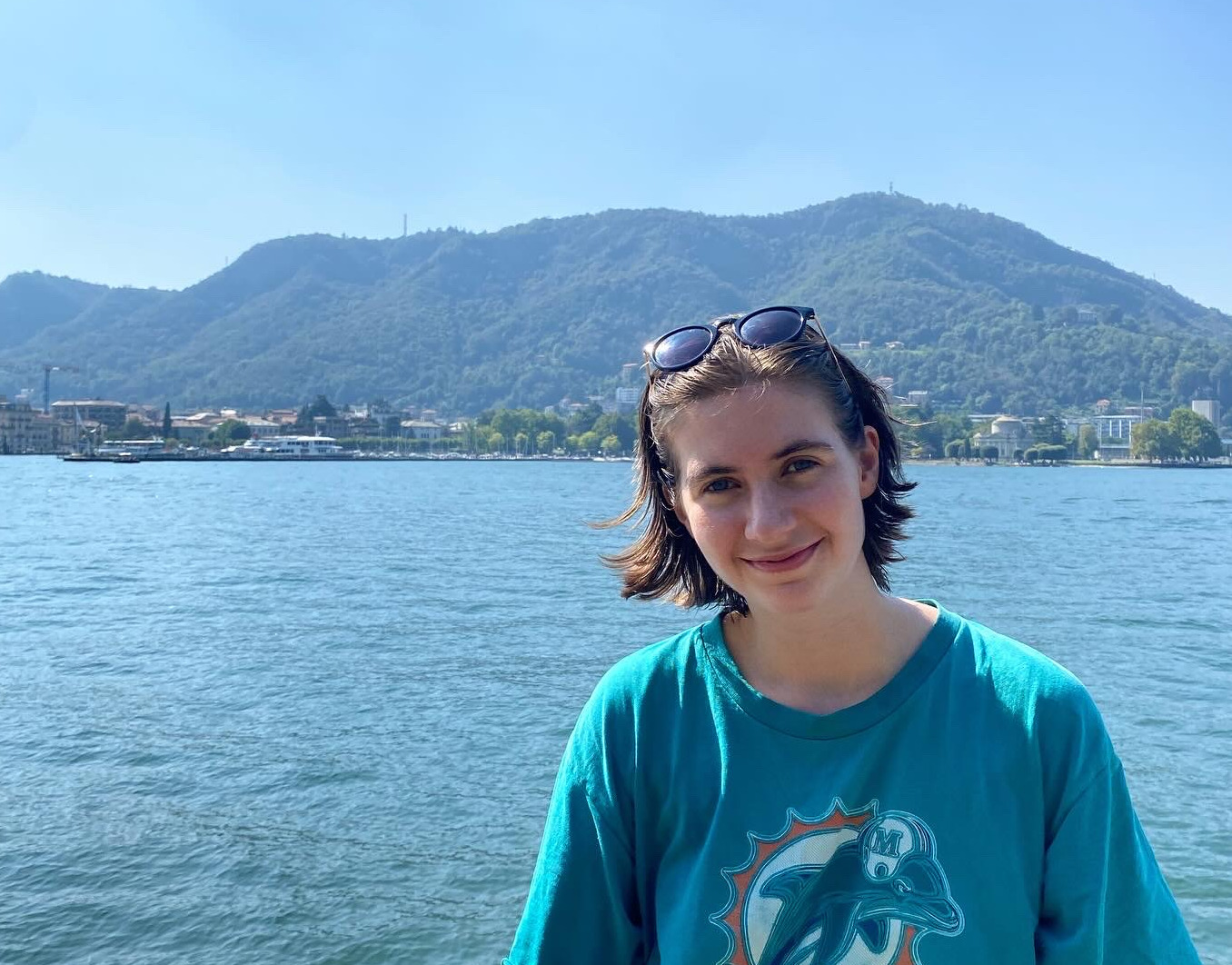 Josie at Lake Como